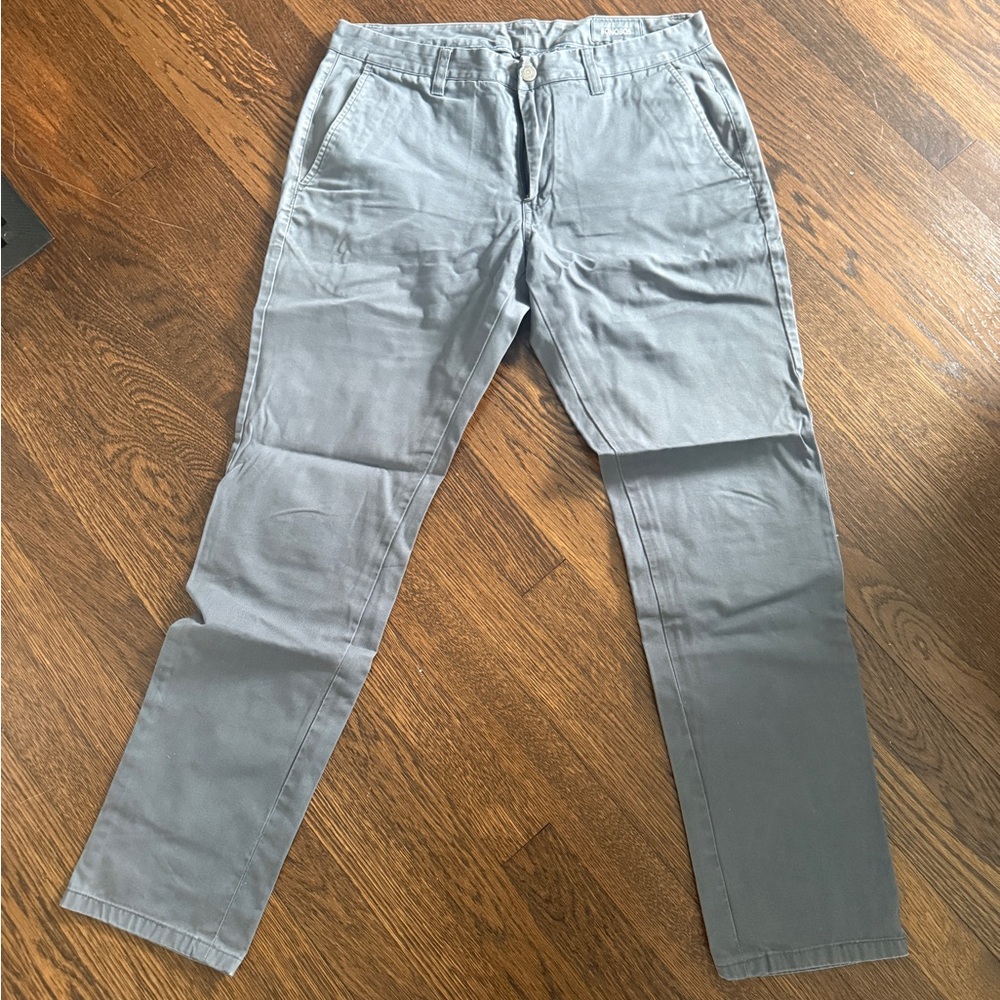 Bonobos Khakis Straight Fit 30x30 Gray